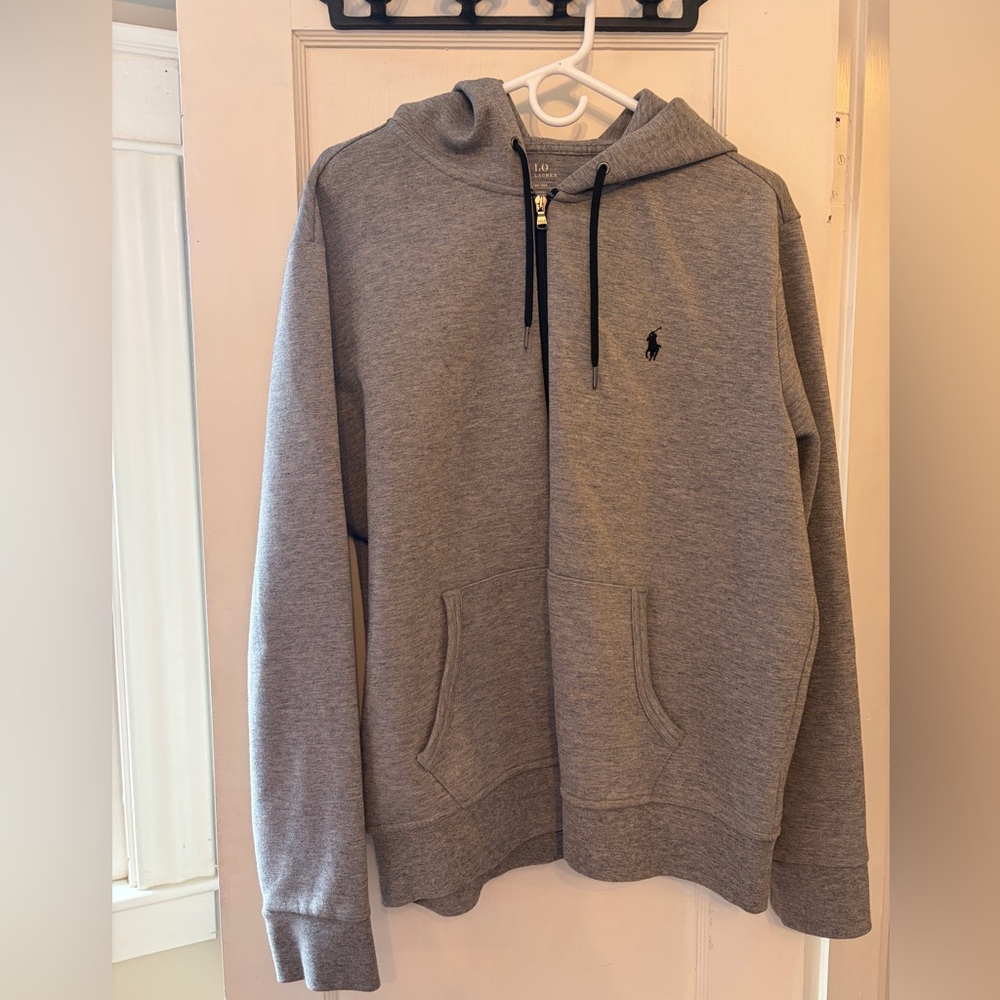 Ralph Lauren Grey Zip Up Hoodie